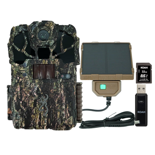 Browning Trail Camera Spec Ops Elite HP5 Ultra with Solar Power Pack Bundle