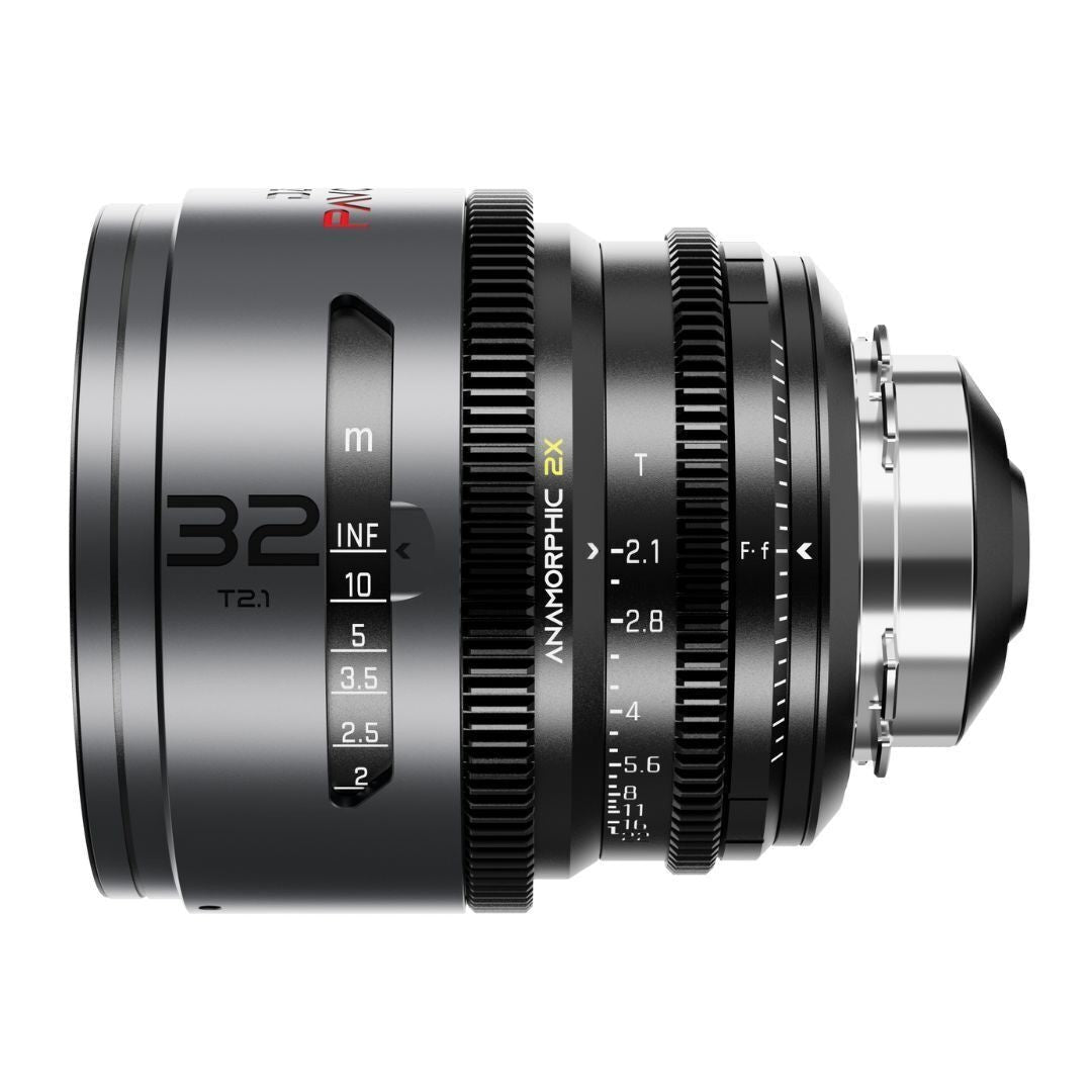 DZOFilm Pavo 2x Anamorphic 6-Lens Set with Neutral Coating, PL or EF Mount (Space Gray and Black)
