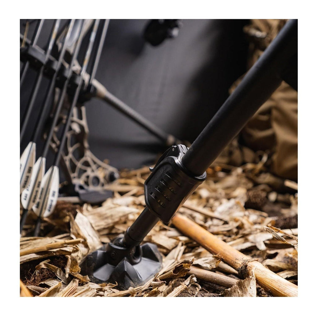 MUDDY Outdoors Swivel Ground Seat with Adjustable Legs 360 Degree Hunting Chair
