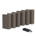 Stealth Cam FieldMax Lithium Battery Cartridge 6-Pack with Card Reader Bundle