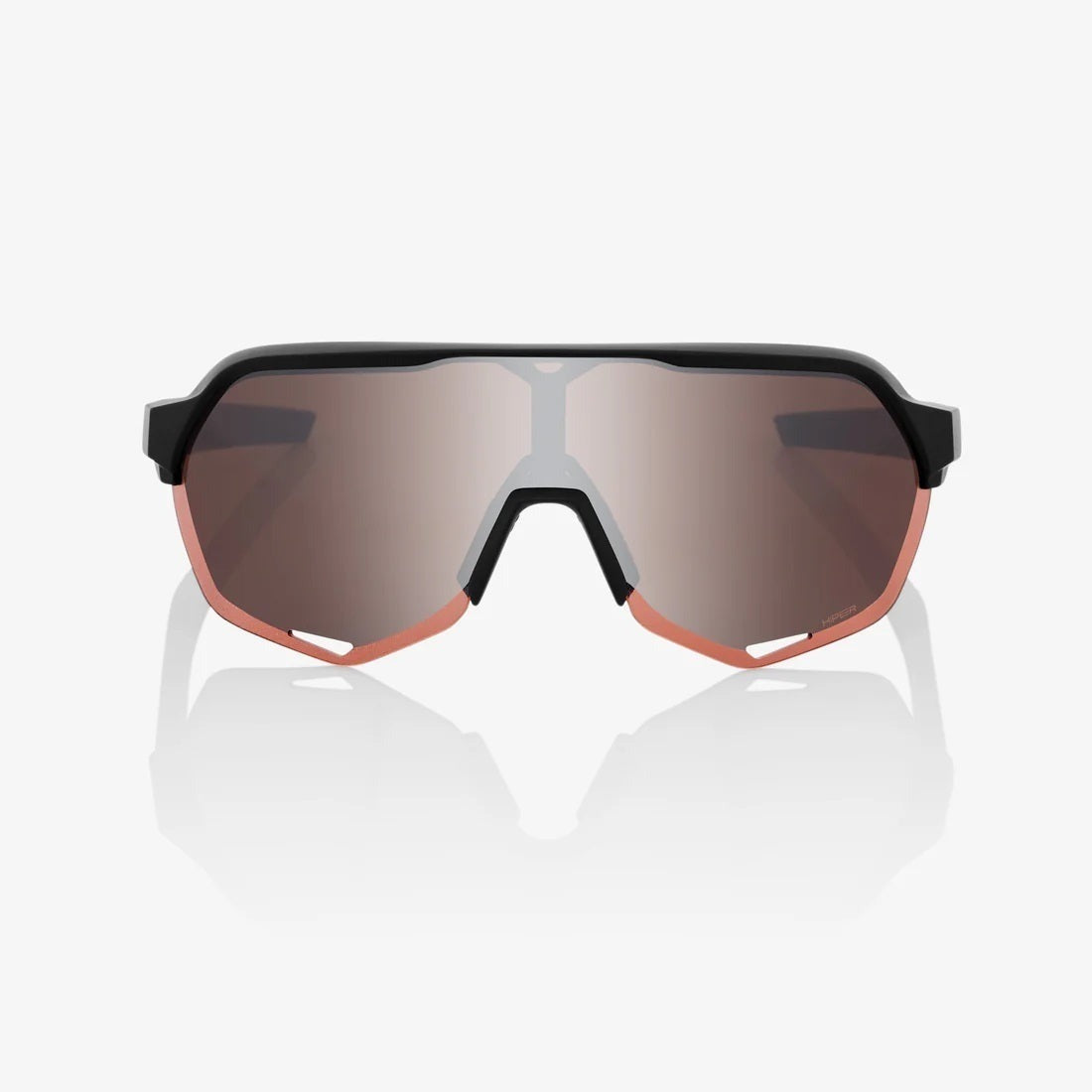 100% S2 Sunglasses Soft Tact Black HiPER Lens