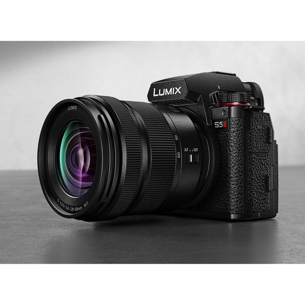 Panasonic LUMIX S5II Hybrid Full-Frame Mirrorless Camera with 20-60mm Lens (Black) (Certified Refurbished)