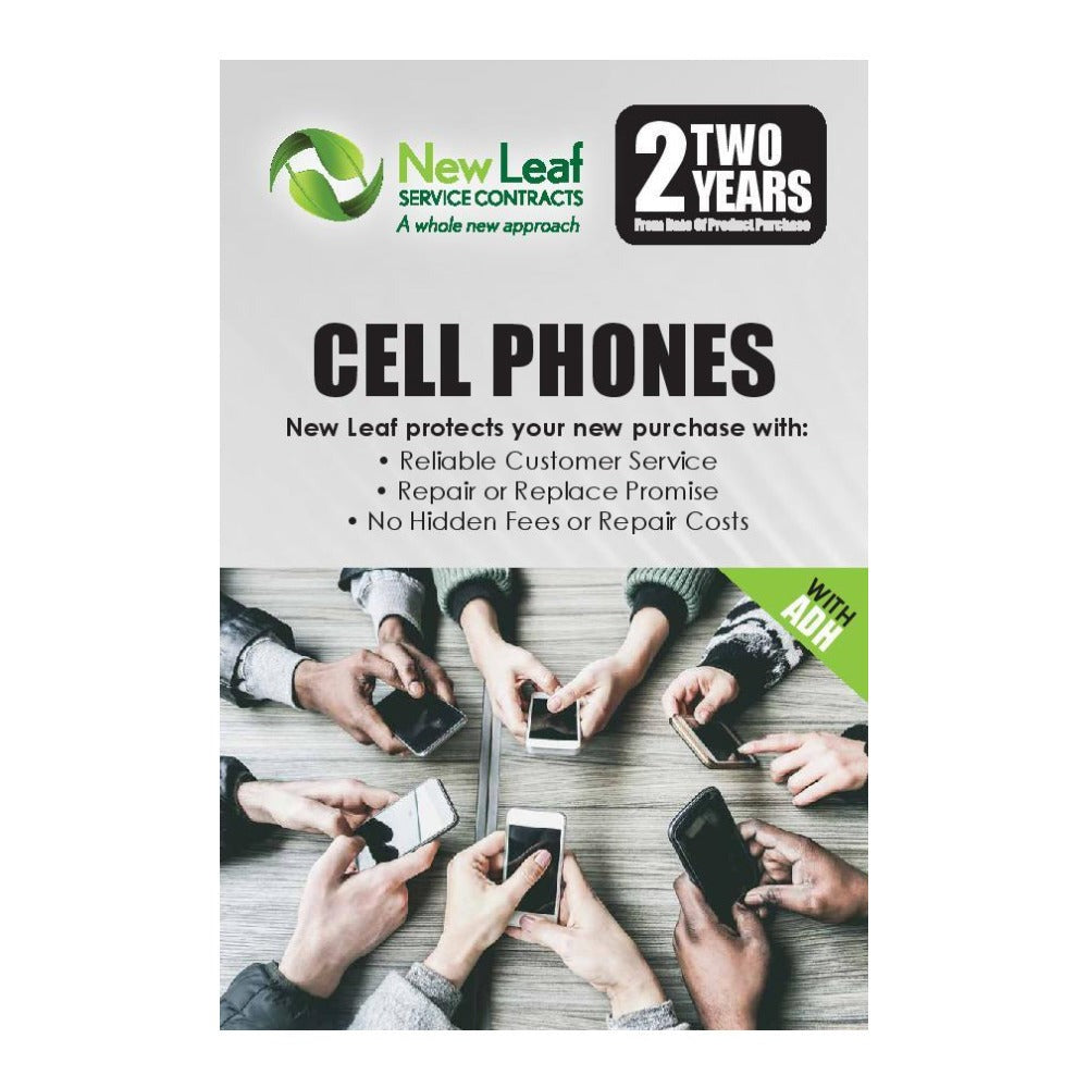 New Leaf 2-Year Cell Phones Service Plan with ADH for Products Retailing Under $750