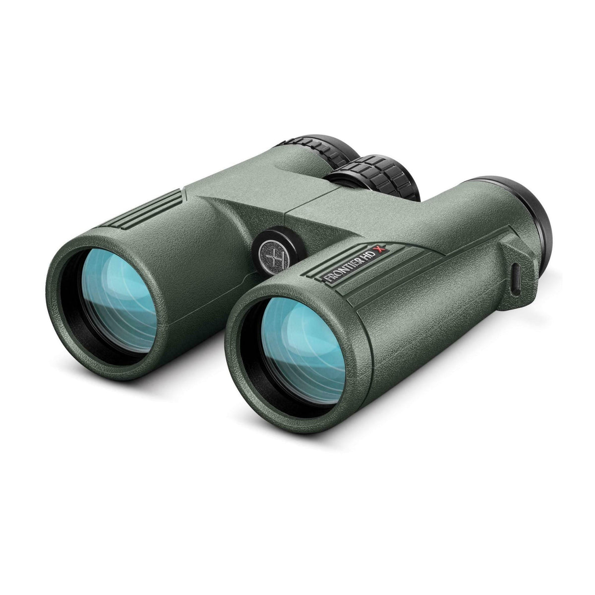 Hawke Sport Optics Frontier HD X 10x42 Binoculars Green w/ Harness Strap Bundle