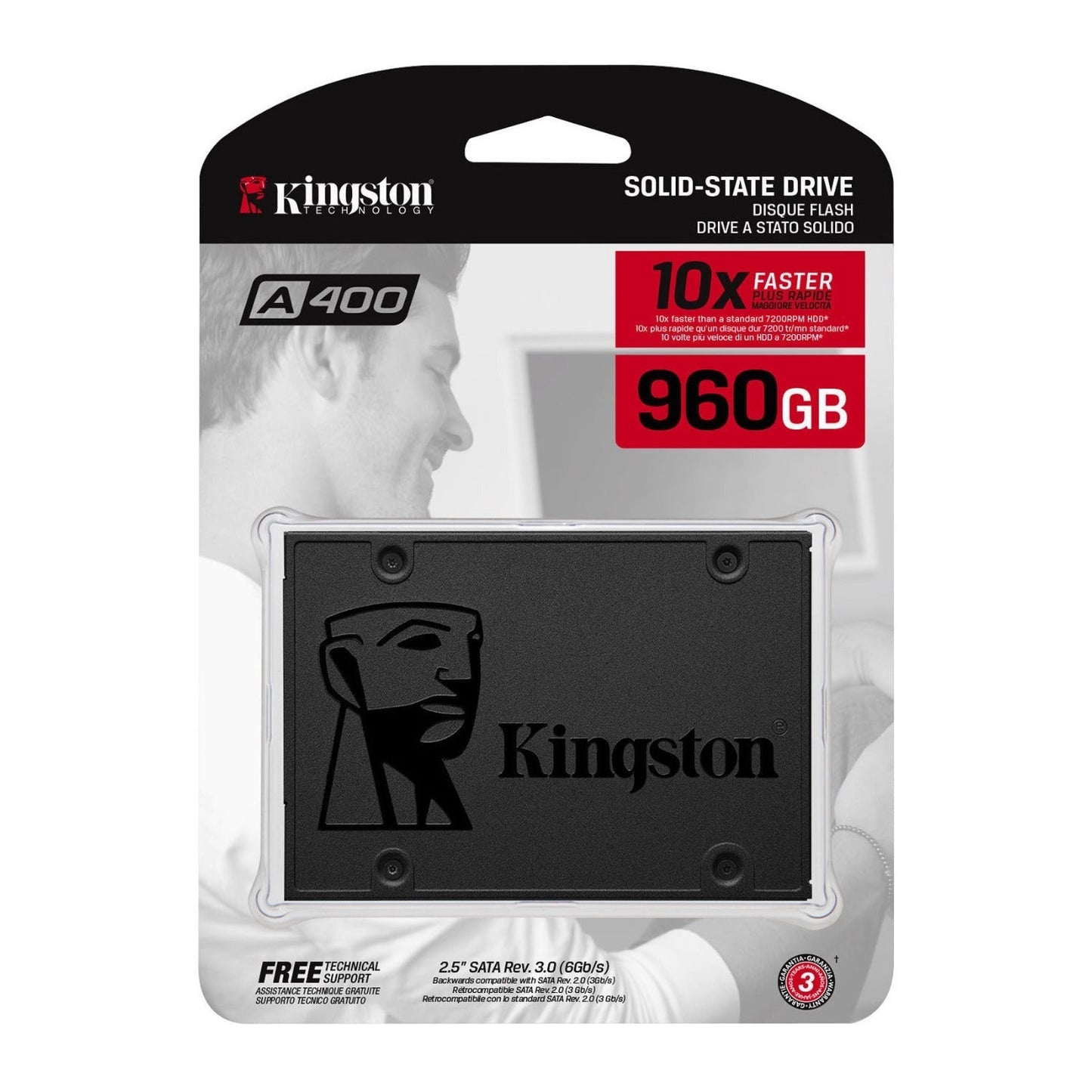 Kingston 960GB A400 SATA III 2.5-Inch Internal SSD