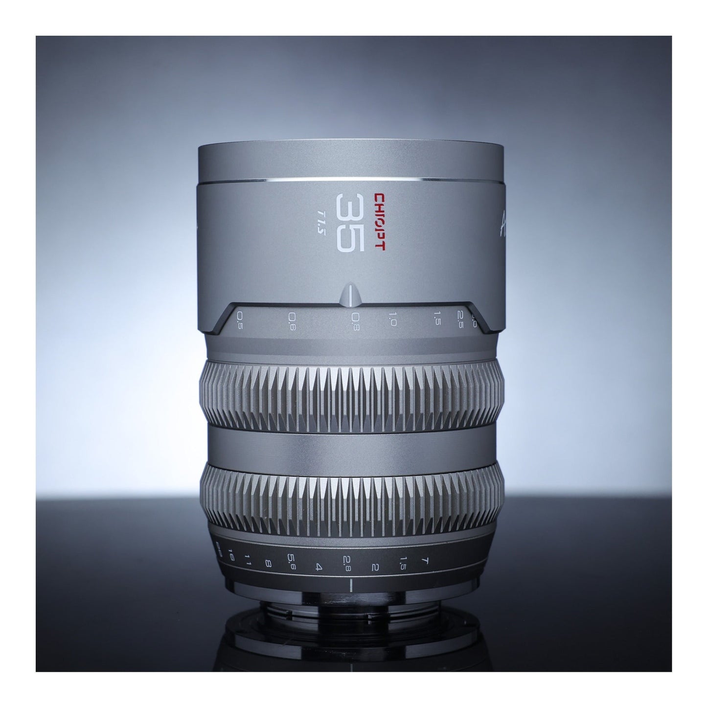 CHIOPT AURA 35mm T1.5 Cinema Lens (Canon RF) Full-Frame with Superfast Aperture and Low Distortion