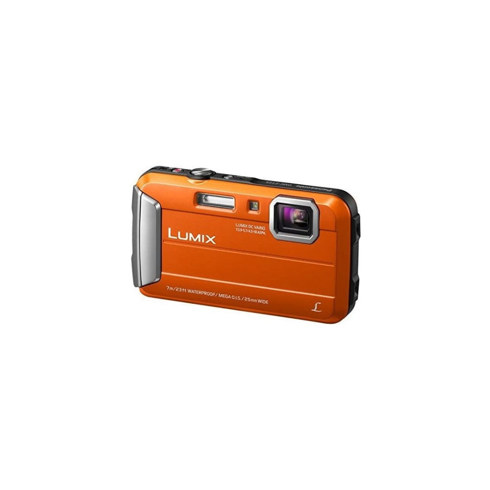 Panasonic LUMIX TS25 Waterproof Digital Camera, 16MP, 4x Optical Zoom (Orange) (Certified Refurbished)