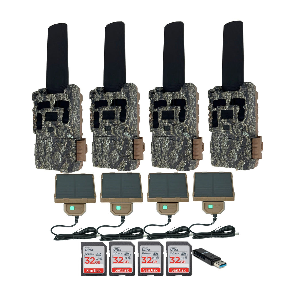 Browning Trail Camera Defender Wireless Pro Scout Max HD-DV (4-Pack) Bundle