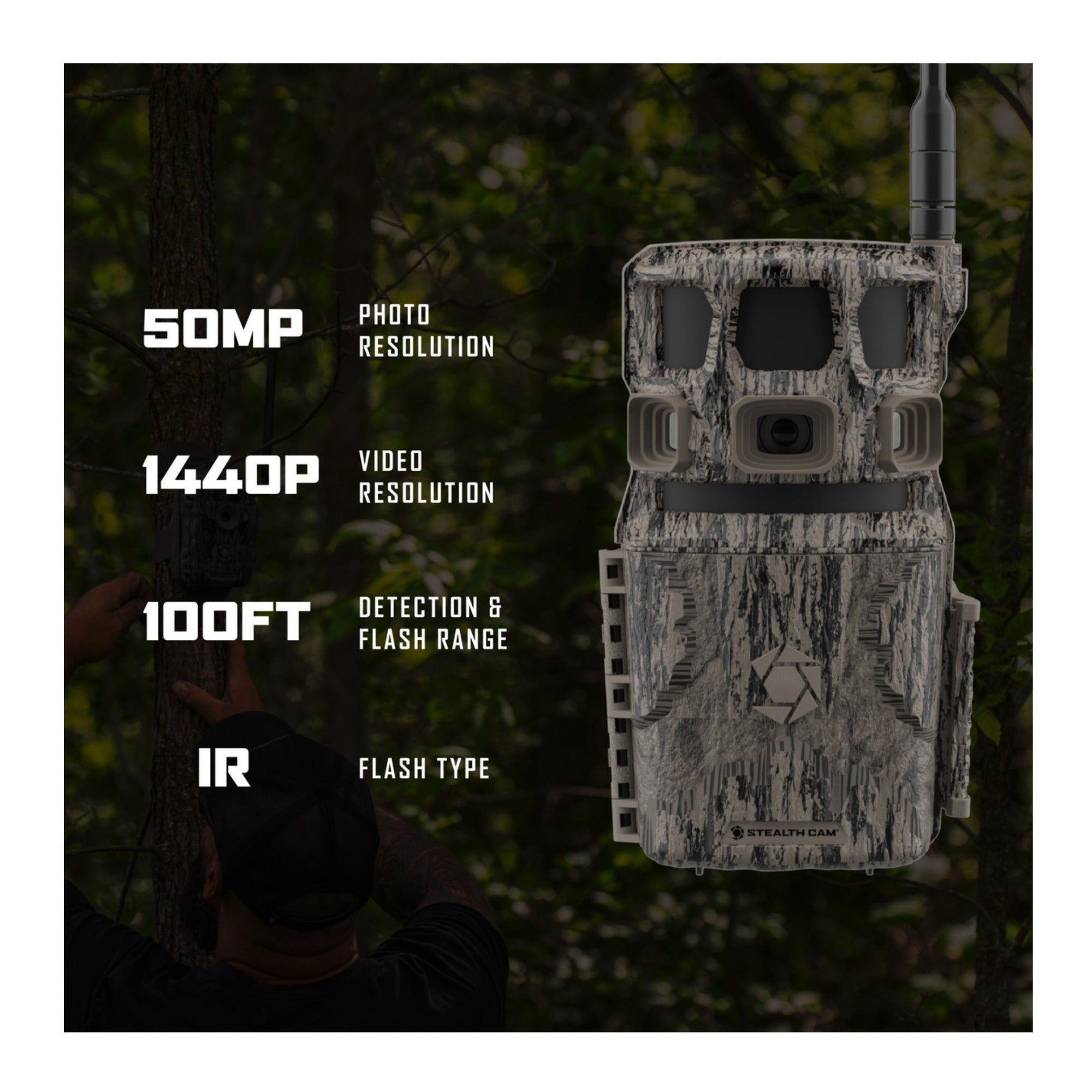 Stealth Cam Revolver Pro 3.0 Trail Camera (6-Pack) Bundle with Memory Card