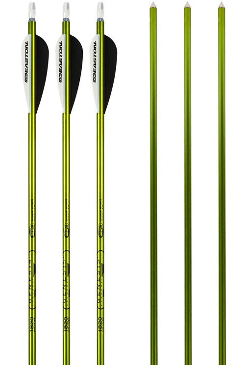 Genesis Archery Easton XX75 30in NASP Arrows for Genesis Bows (6-pack, Green)