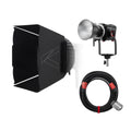 Aputure STORM 400x (A-Mount) with CF7 Fresnel and Barn Doors Kit Bundle