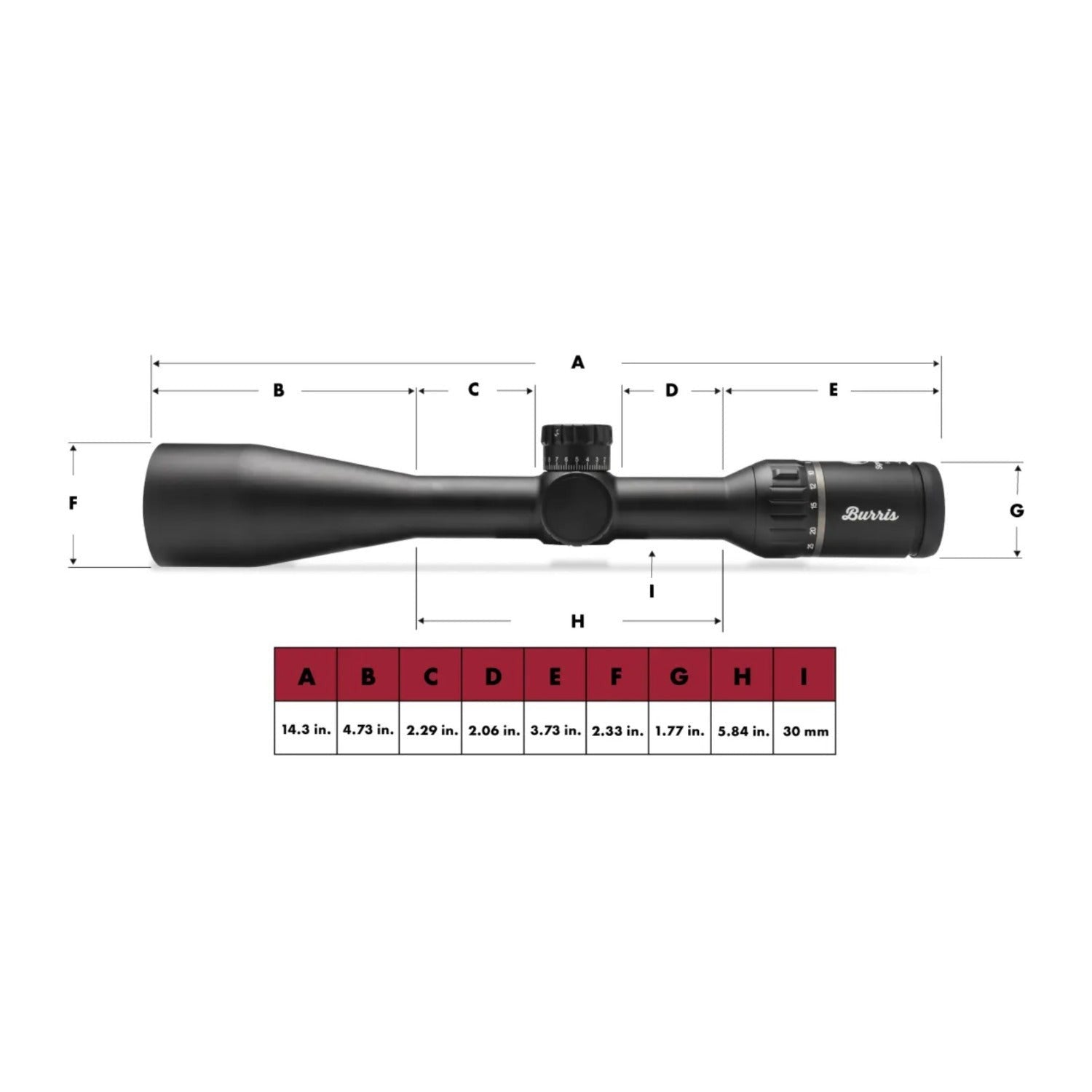 Burris Signature HD 5-25x50mm Riflescope Rear Focal Plane Fine Plex Reticle