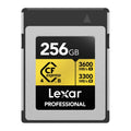 Lexar 256GB Professional GOLD CFexpress 4.0 Type B Memory Card
