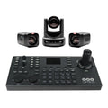 PTZOptics UHD 4K Move and Studio Camera Bundle w/ SuperJoy Controller (4 Items)