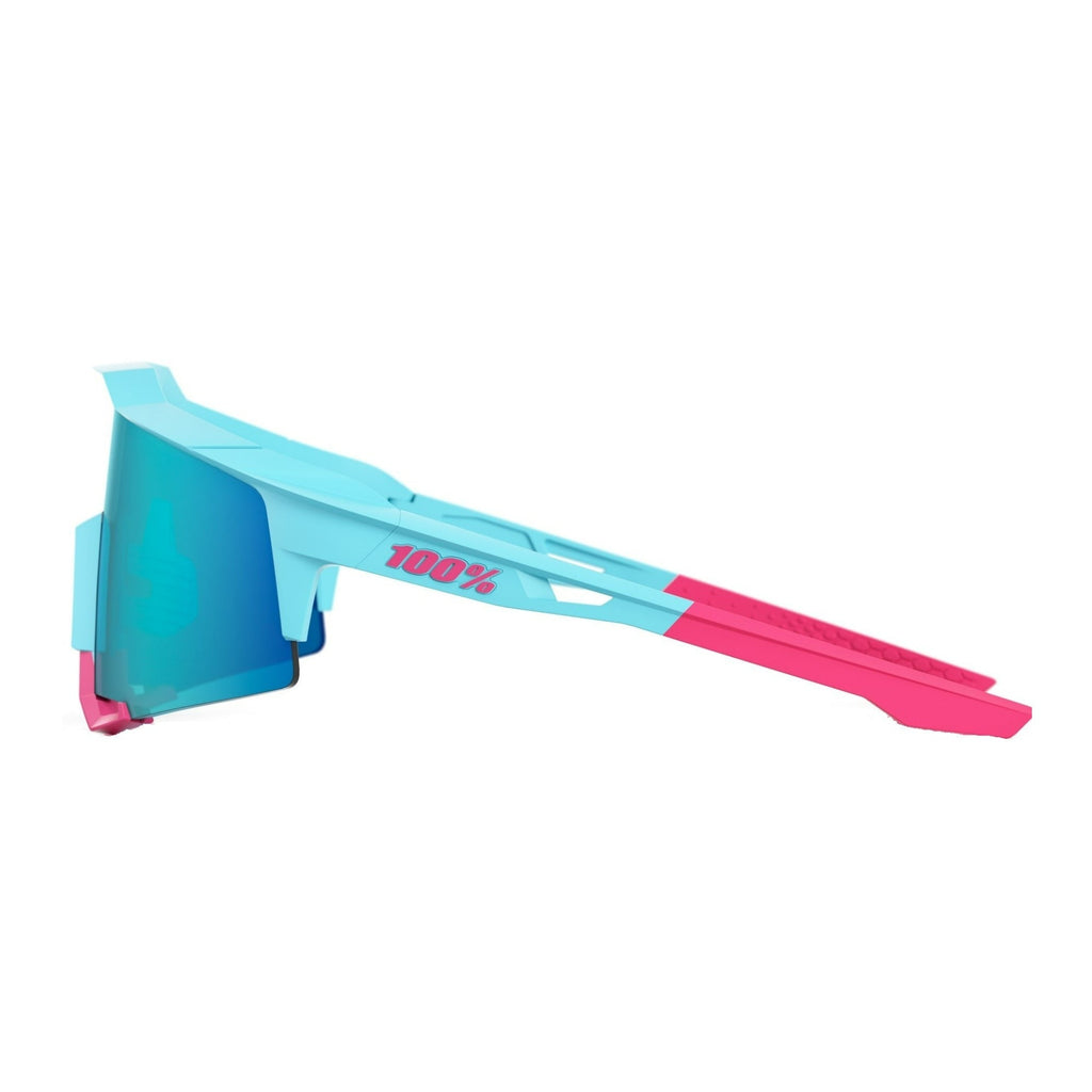 100 Percent Speedcraft LE Tatis 4 Soft Tact Blue Sunglasses with TR90 Frame