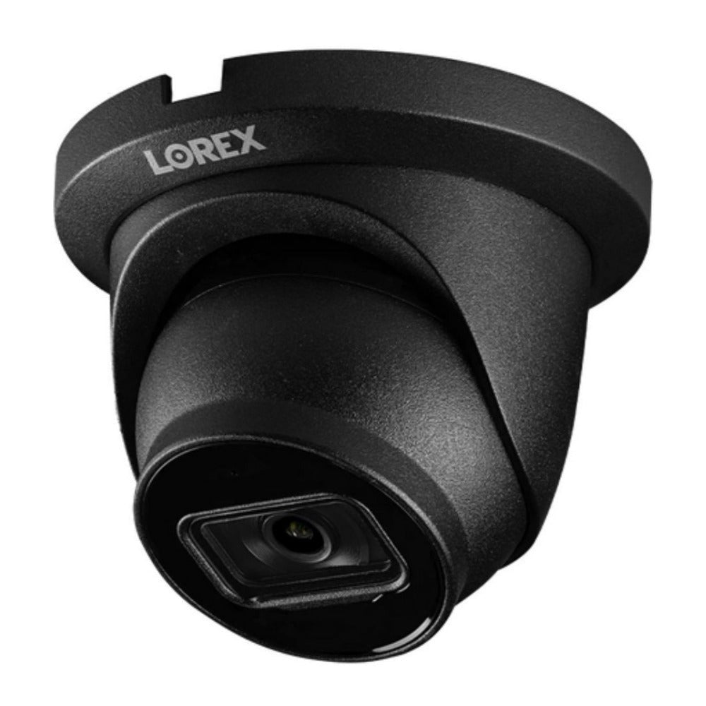 Lorex A14 4K Resolution 8MP IP Wired Turret Dome Security Camera with Smart Motion Detection (Black)