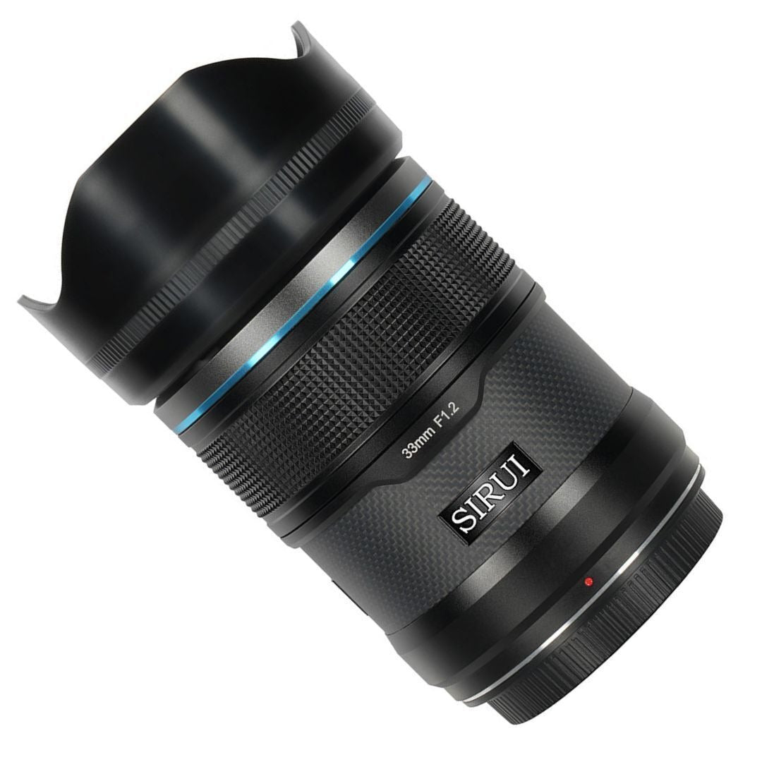 SIRUI Sniper Series 33mm F1.2 APS-C Autofocus Lens (E Mount, Black, Carbon Fiber)