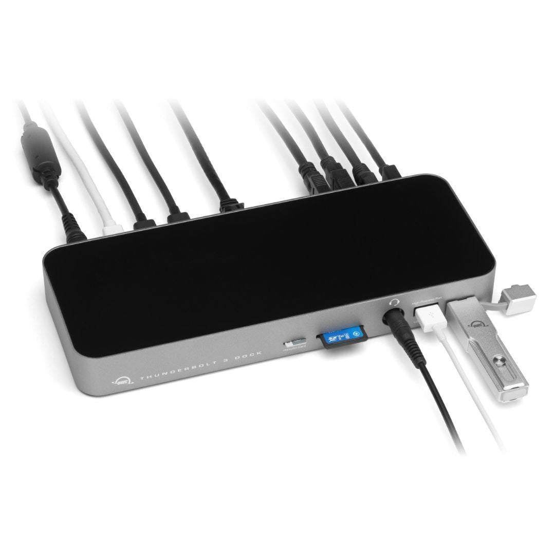OWC 14-Port Thunderbolt Dock with Dock Ejector for Thunderbolt 3 Windows Pcs or Mac (Space Gray)