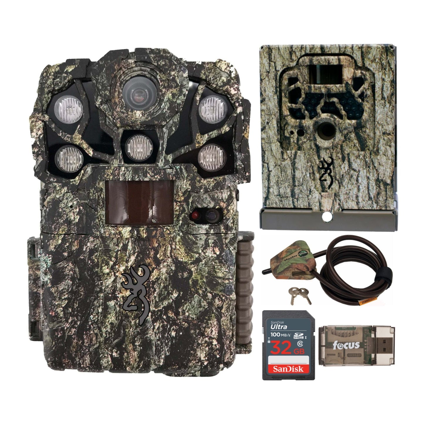 Browning Trail Cameras Recon Force Elite HP5 Bundle