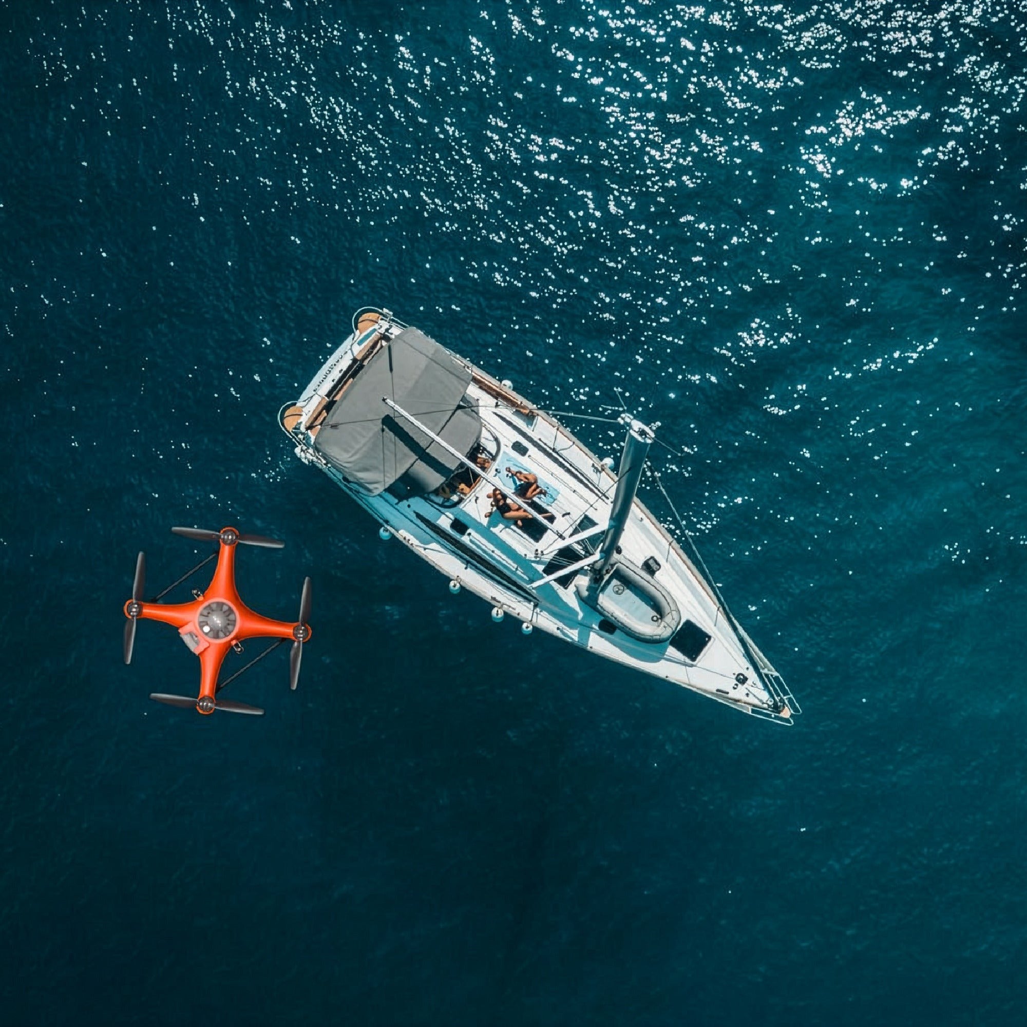 SwellPro SD4+ Waterproof Drone with 7 KM Transmission Range and 4K Camera