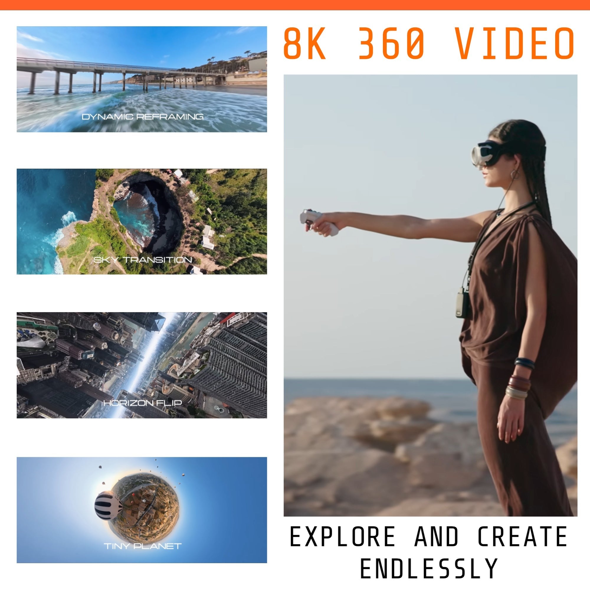 Antigravity A1 8K 360 Drone Infinity Bundle with 512GB Micro Memory Card Bundle