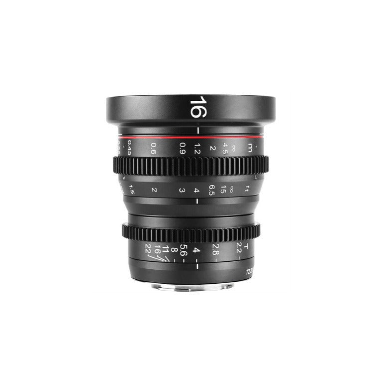 Meike 16mm T2.2 Manual Focus Wide Angle Cinema Lens (MFT Mount)