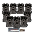 Stealth Cam Browtine 14MP Camera (9-Pack) with Memory Card (9-Pack) Bundle
