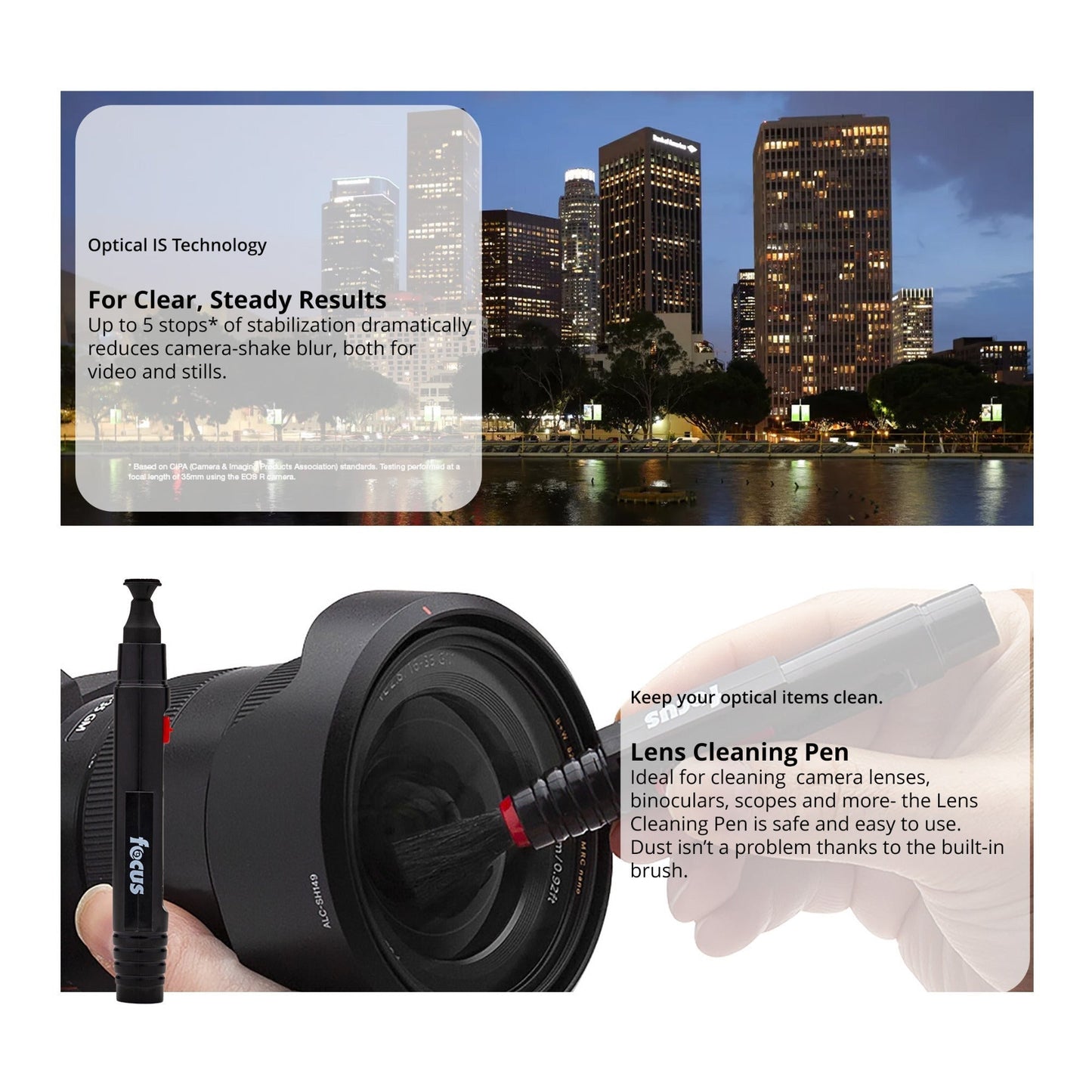 Canon RF 24-70mm f/2.8L IS USM Lens with Backpack, Lens Pen, and 82mm UV Filter