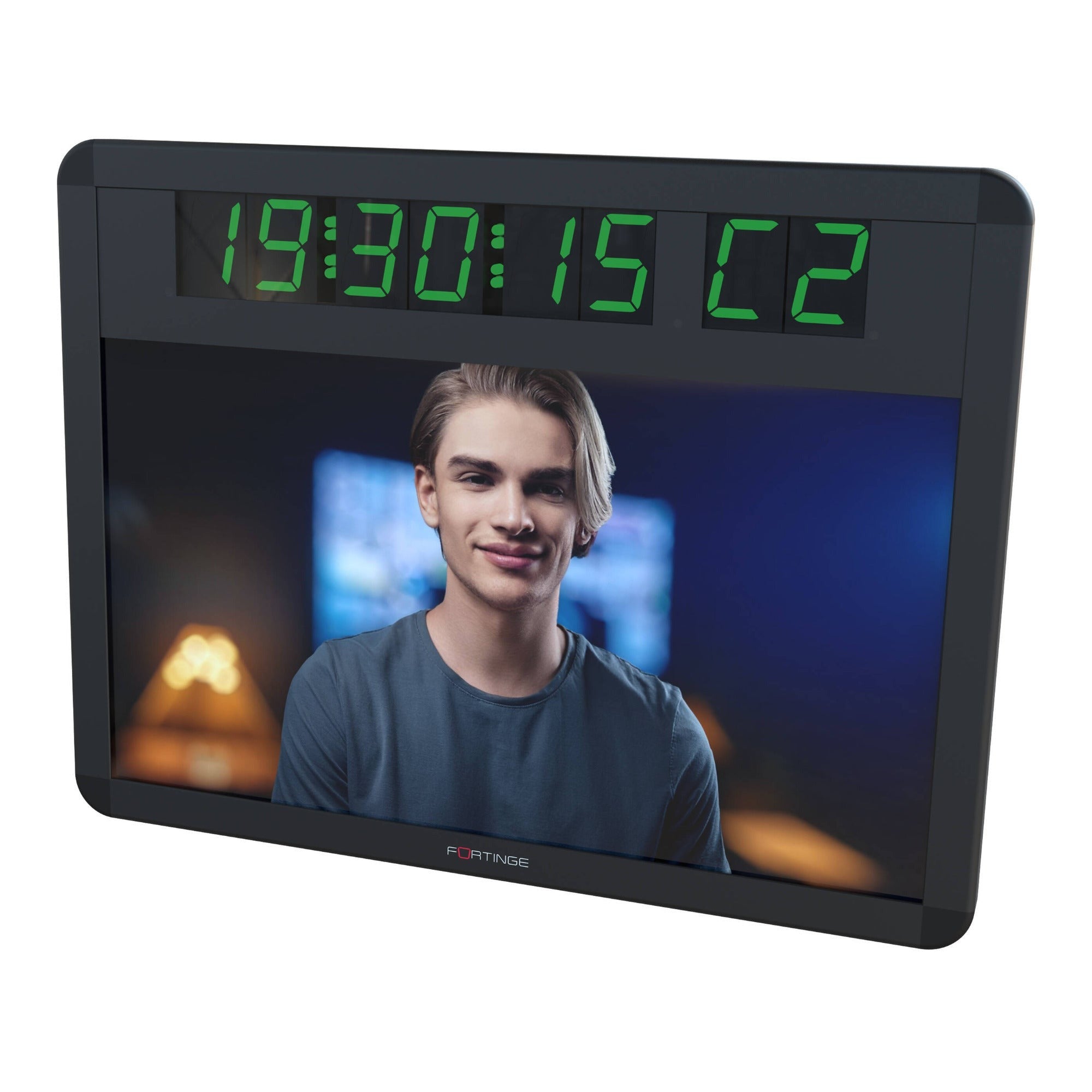 Fortinge FB21 Feedback Monitor with Timer for VEGA Studio Teleprompters (21 In)