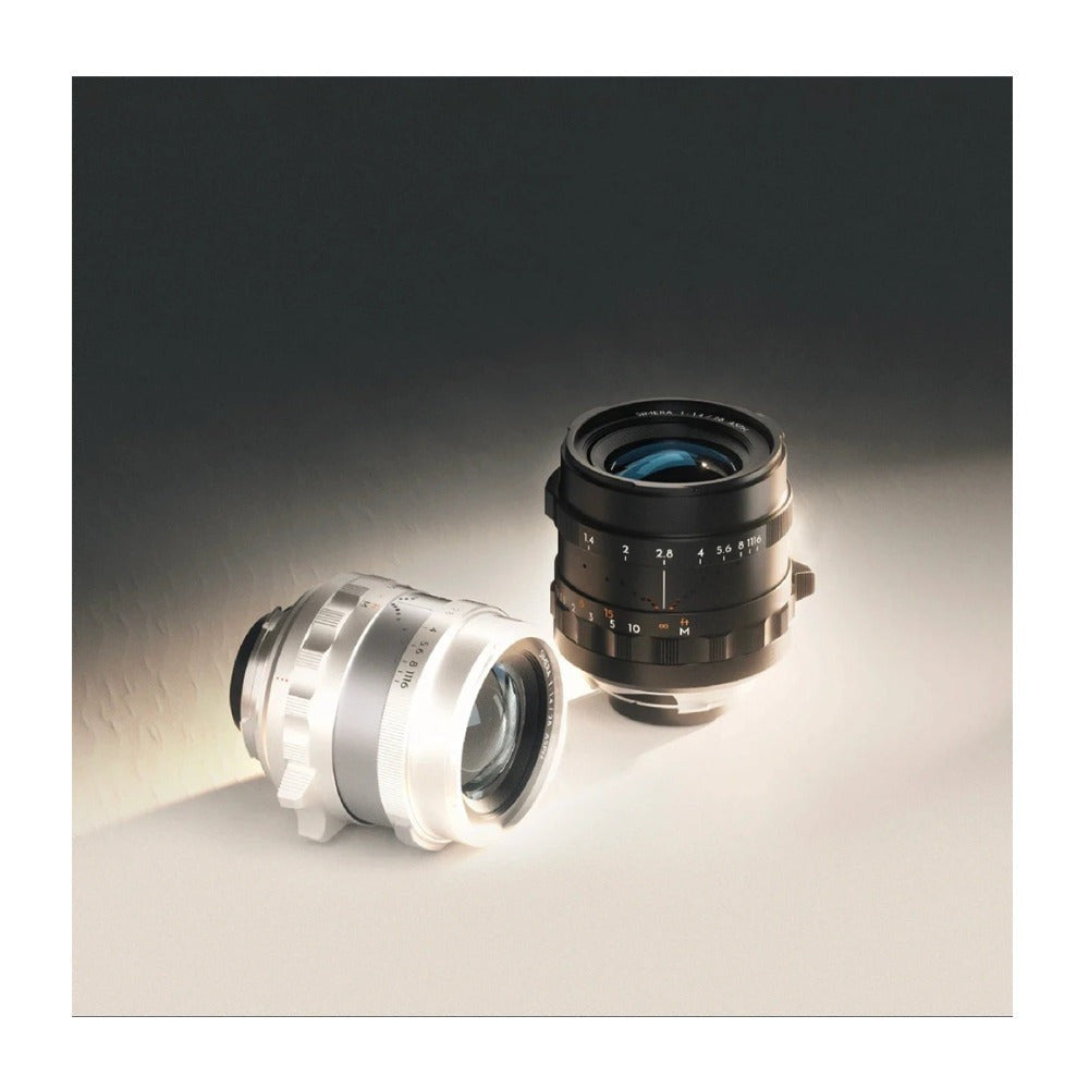 Thypoch Simera 28mm f/1.4 Full-frame Prime Lens with Manual Focus Operation (Leica M Mount, Silver)