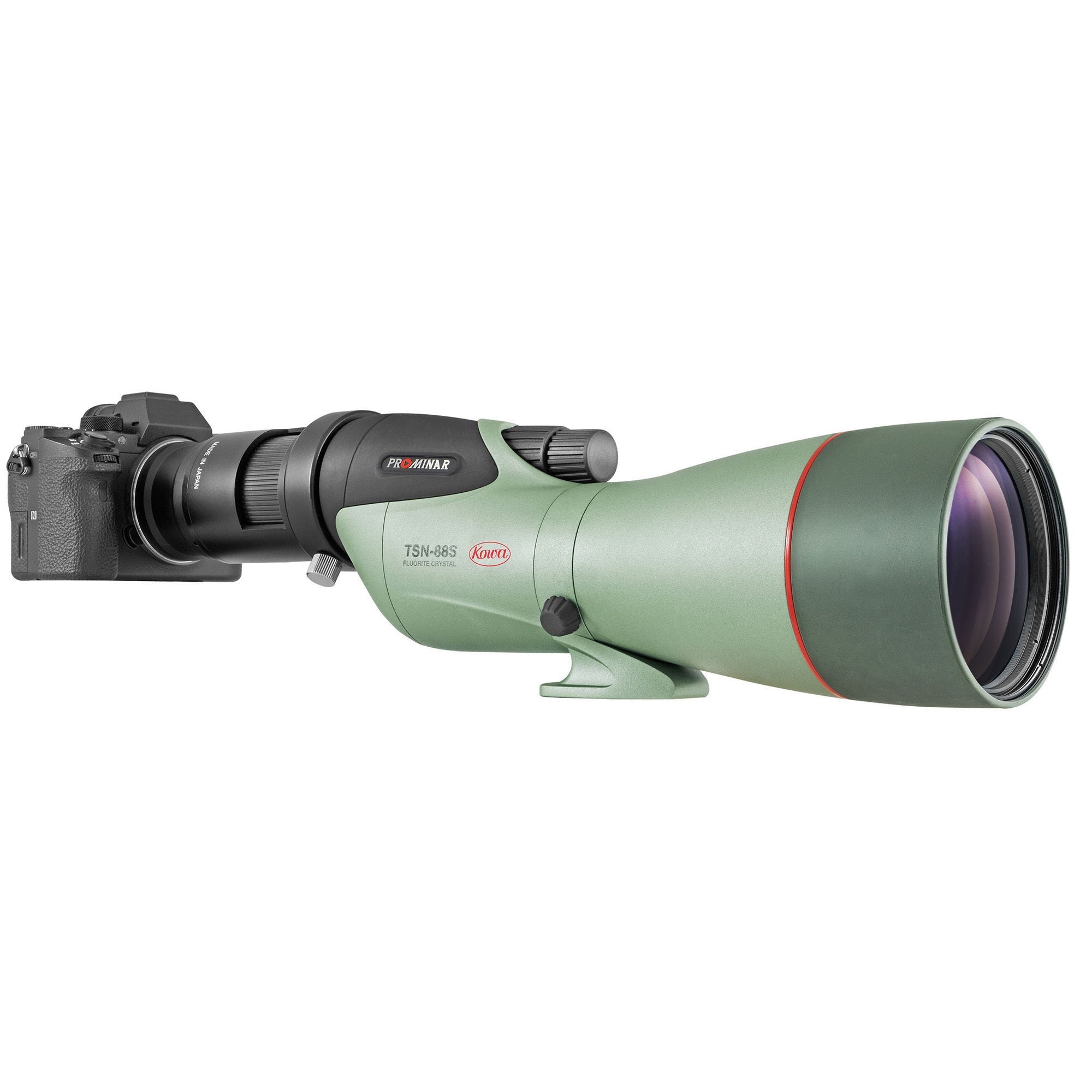 Kowa 88mm Prominar Pure Fluorite Spotting Scope (Straight) & TE-11WZ WA Zoom Eyepiece