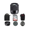Sigma 30mm f/1.4 DC DN Contemporary Lens for Canon EF-M with Accessory Bundle
