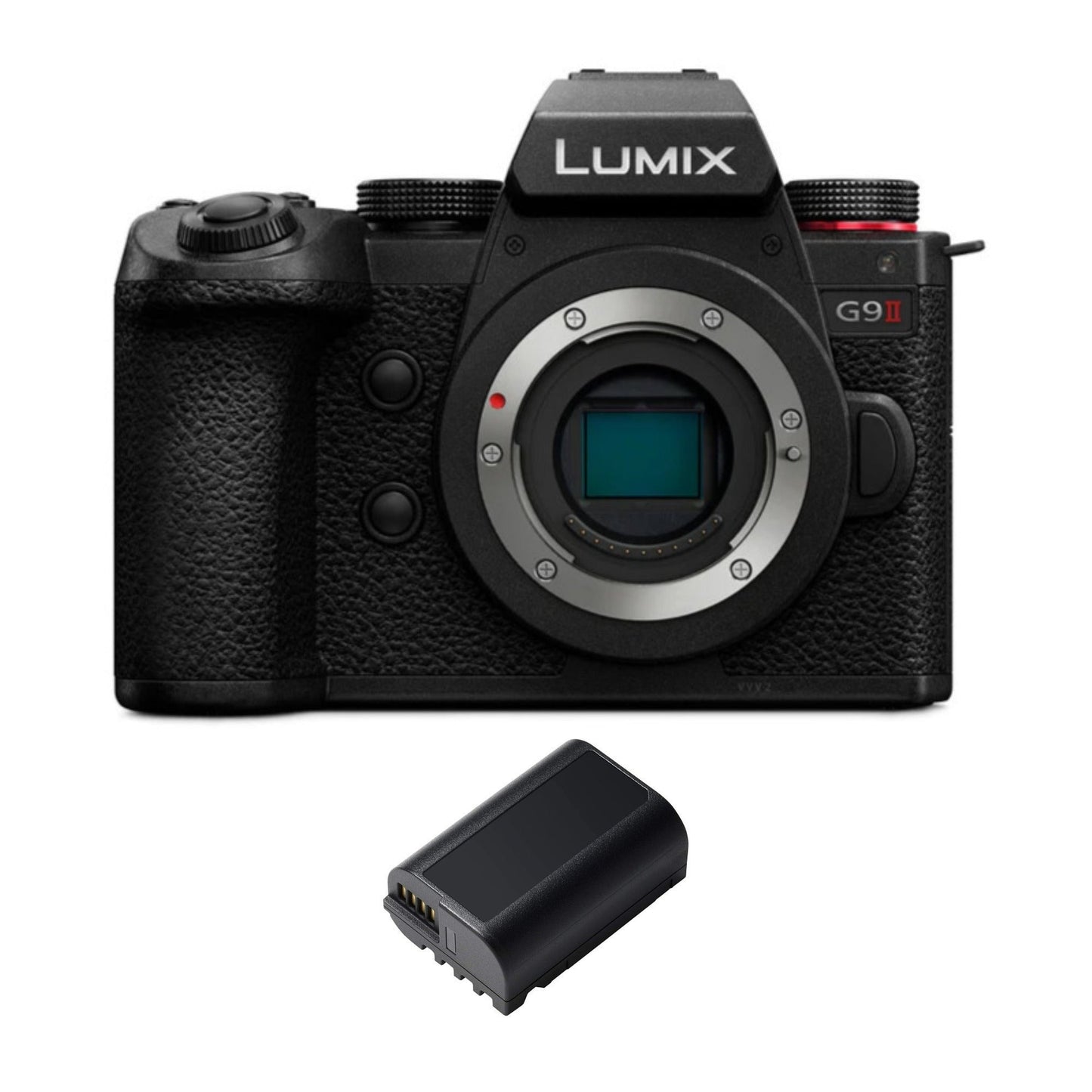 Panasonic Lumix G9 II 25.2MP Digital Mirrorless Camera Body Bundle with DMW-BLK22 Battery Pack