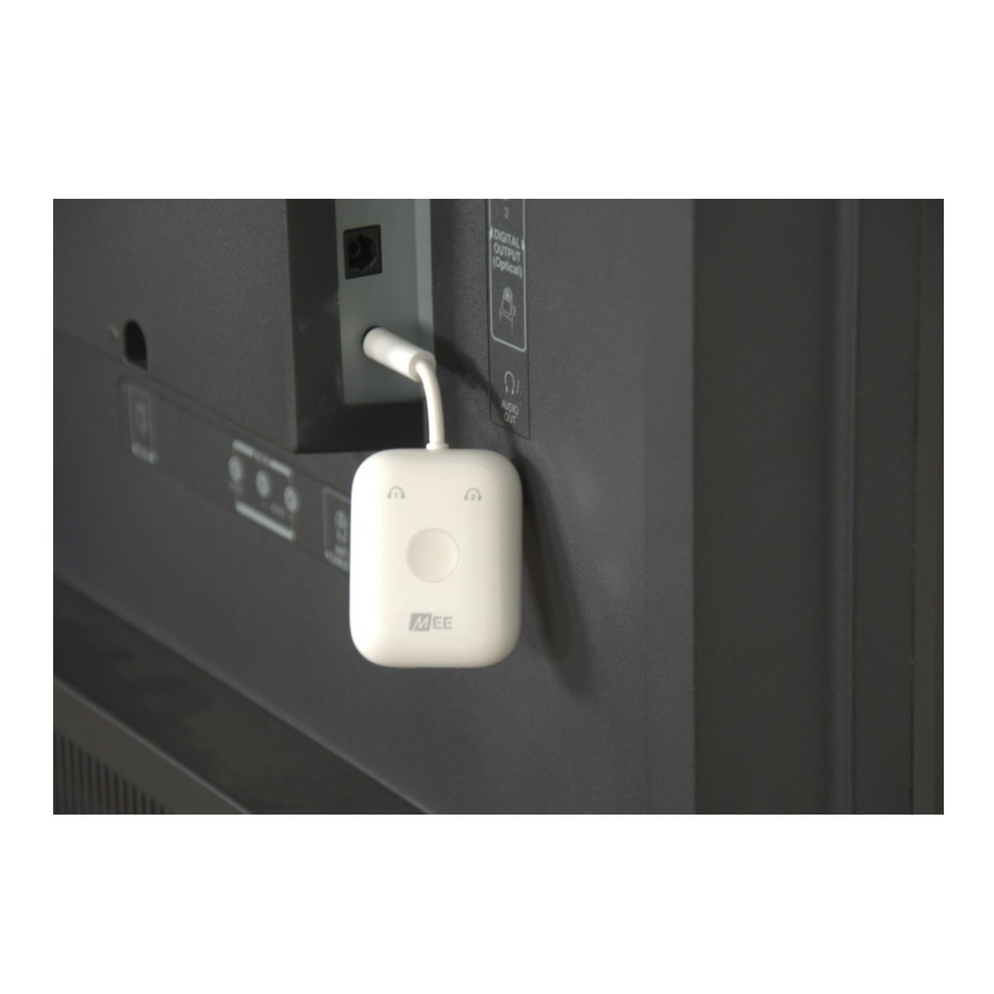 MEE Audio Connect Air In-Flight Wireless Audio Adapter for AirPods (White)