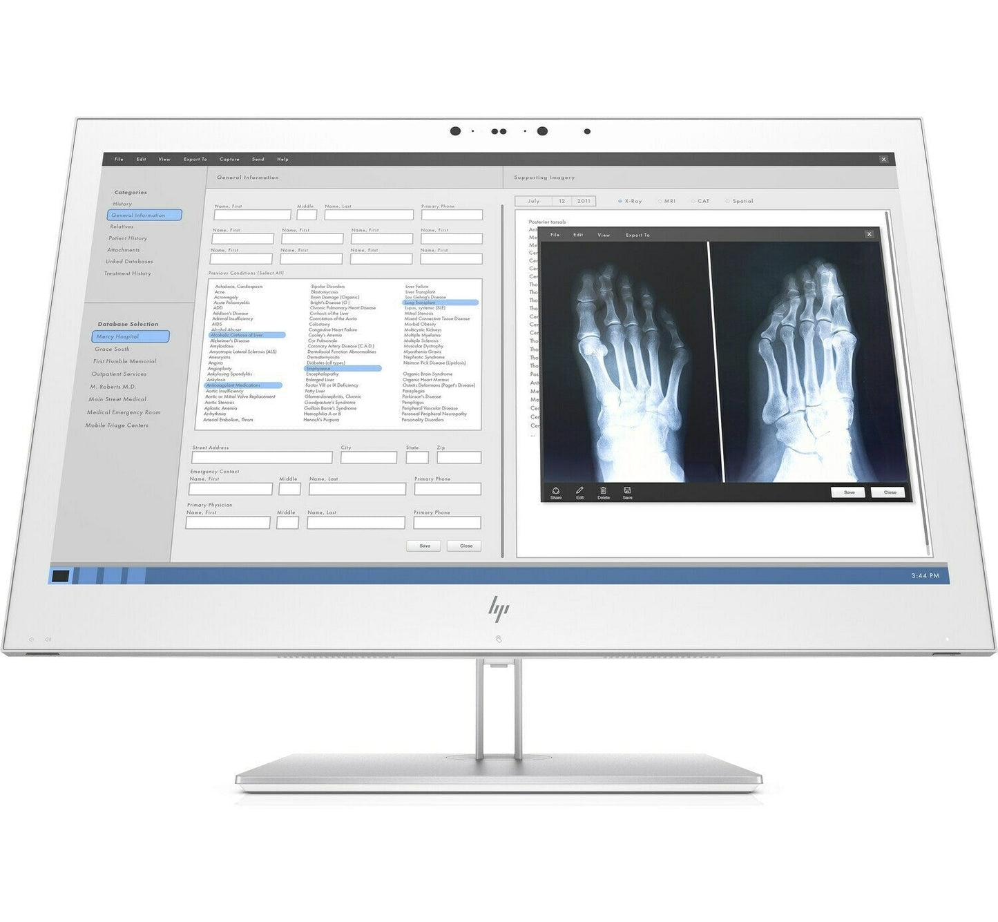HP HC270cr Healthcare Edition DICOM Part 14 compliant Clinical Review Monitor