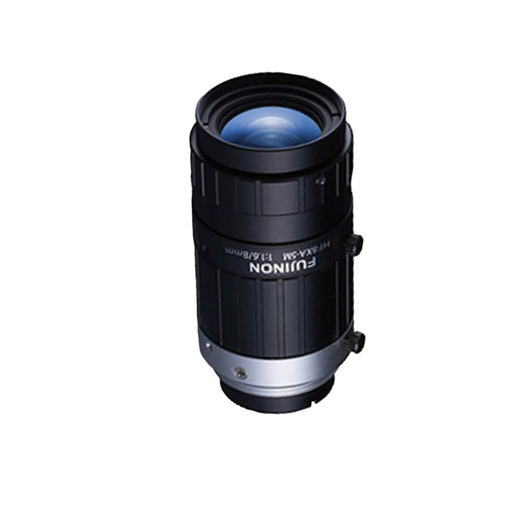 Fujinon HF8XA-5M 2/3-Inch 8mm F1.6 Manual Iris Low Distortion C-Mount Lens