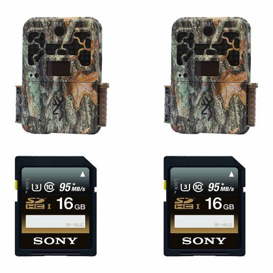Browning RECON FORCE FHD PLATINUM BTC7FHDP Trail Game Camera (10MP) w/ Sony 16GB Memory Cards