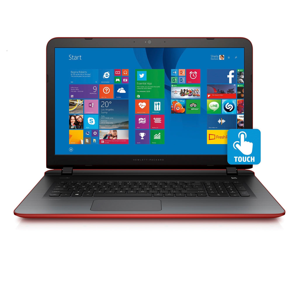 HP Pavilion 17-g035cy 17.3" Touchscreen Notebook, AMD Quad-Core A6, Windows 8.1 (Refurbished)