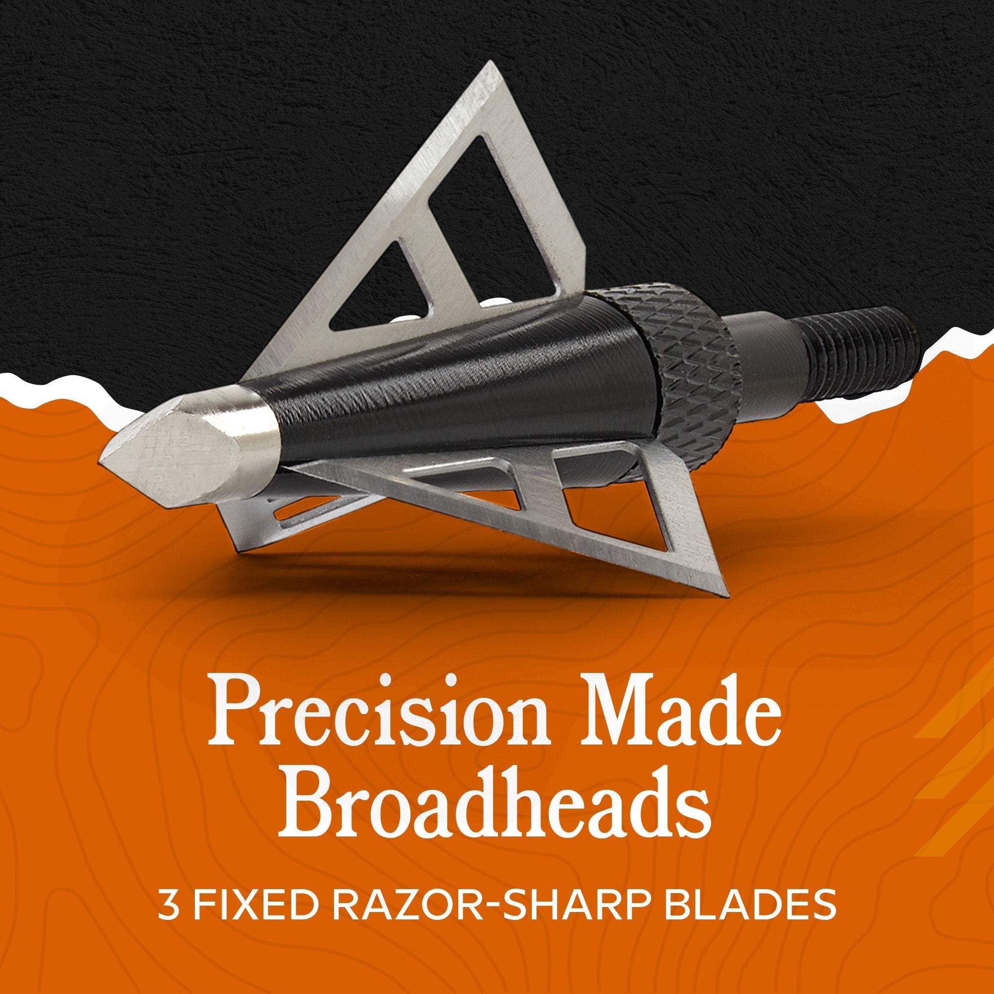 BELOW ZERO Hunting Broadheads/Crossbow & Compound Bow Arrow Heads (6 Pieces)