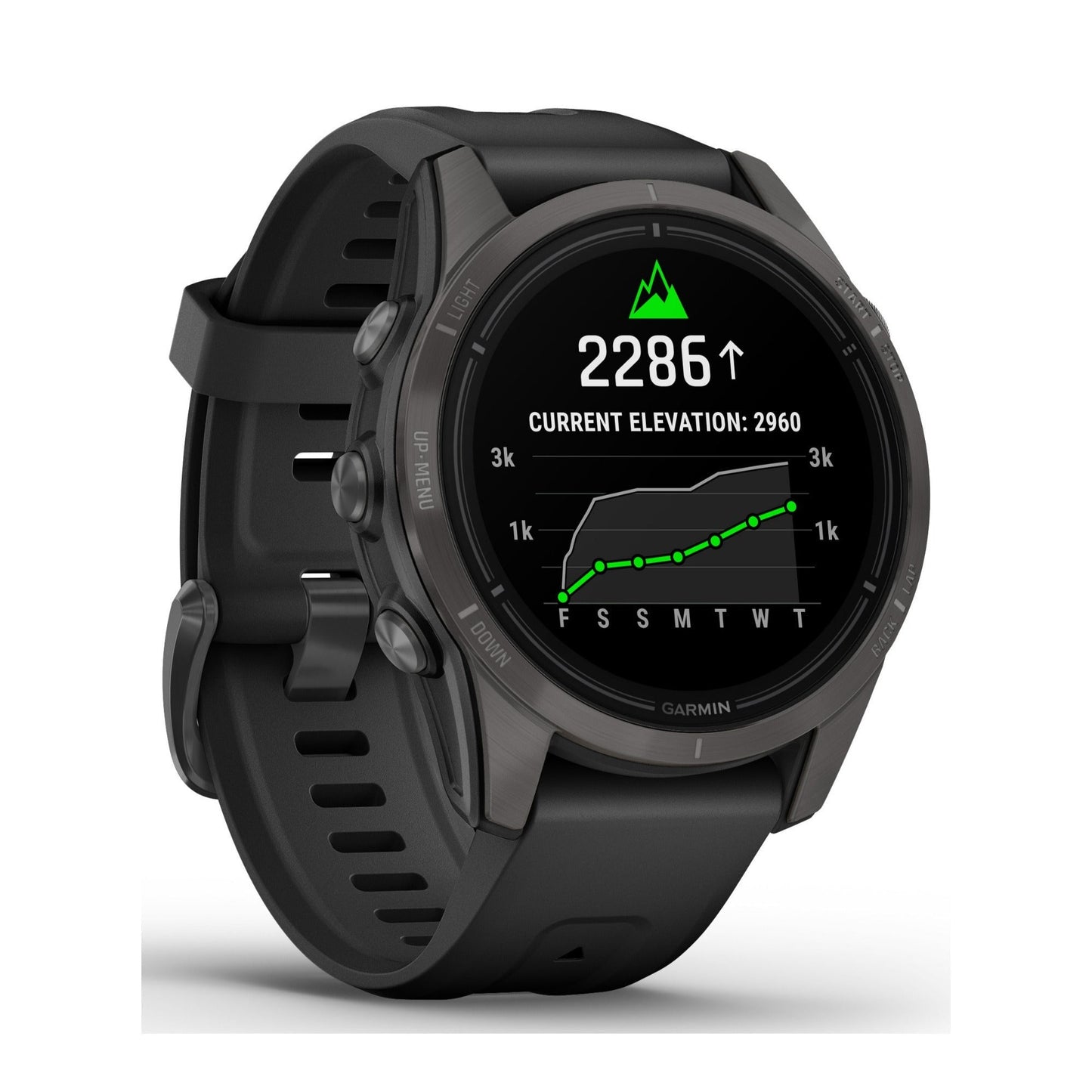 Garmin epix Pro Gen 2 Sapphire Edition GPS 42mm Smartwatch (Carbon Gray Titanium with Black Band)