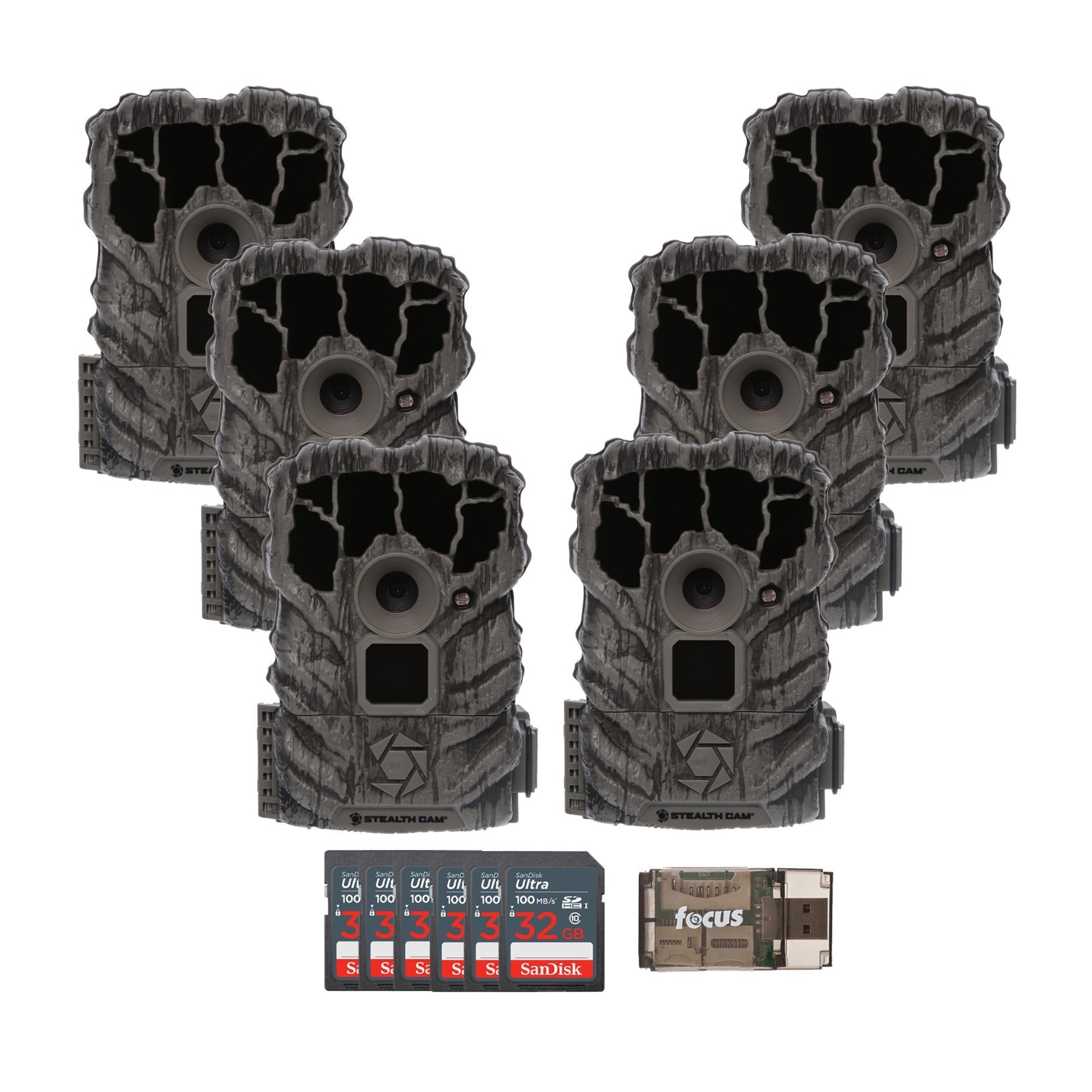 Stealth Cam Browtine 14MP Camera (6-Pack) Bundle