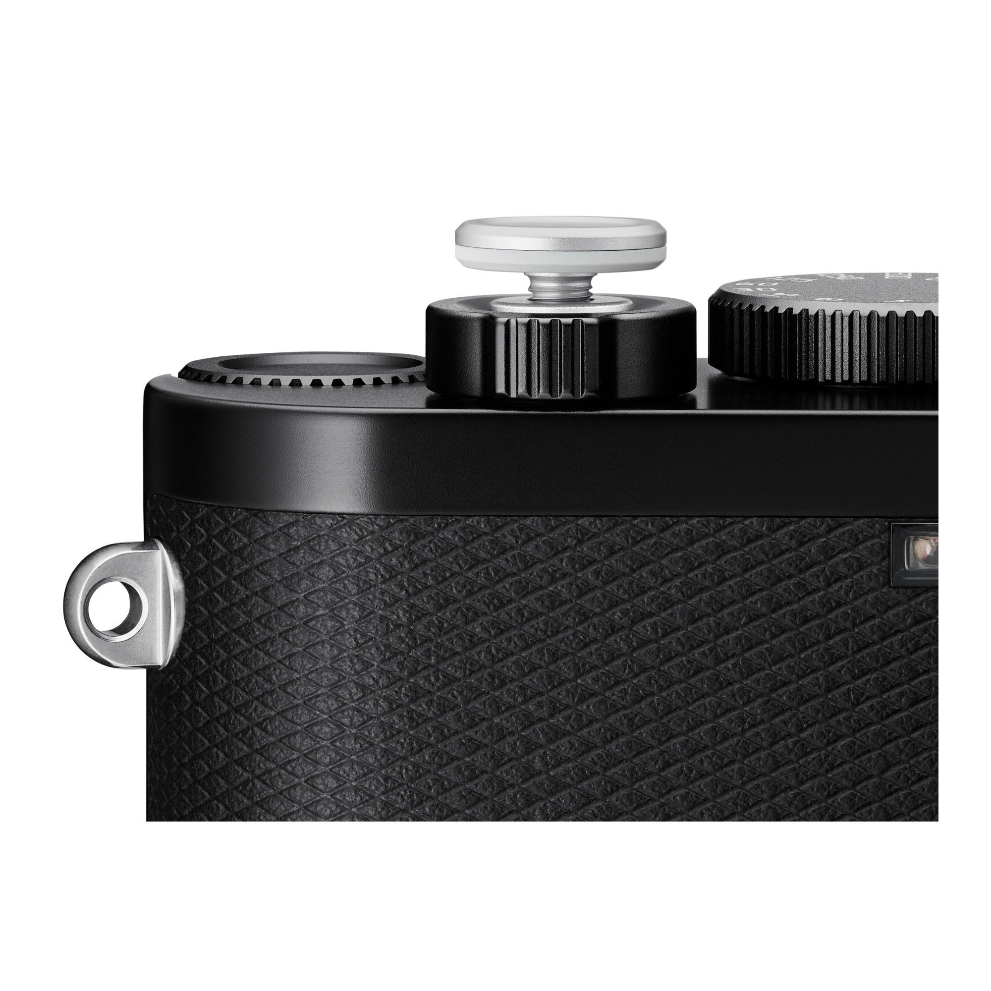 Leica Aluminum, Silver Anodized Finish Soft Release Button with Thumb Support