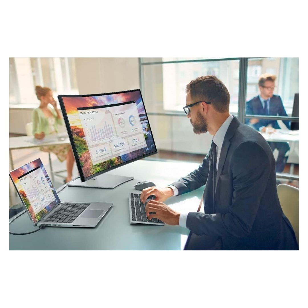 Dell Premier Multi-Device Wireless Bluetooth Keyboard and Mouse Combo with USB Receiver (Titan Gray)