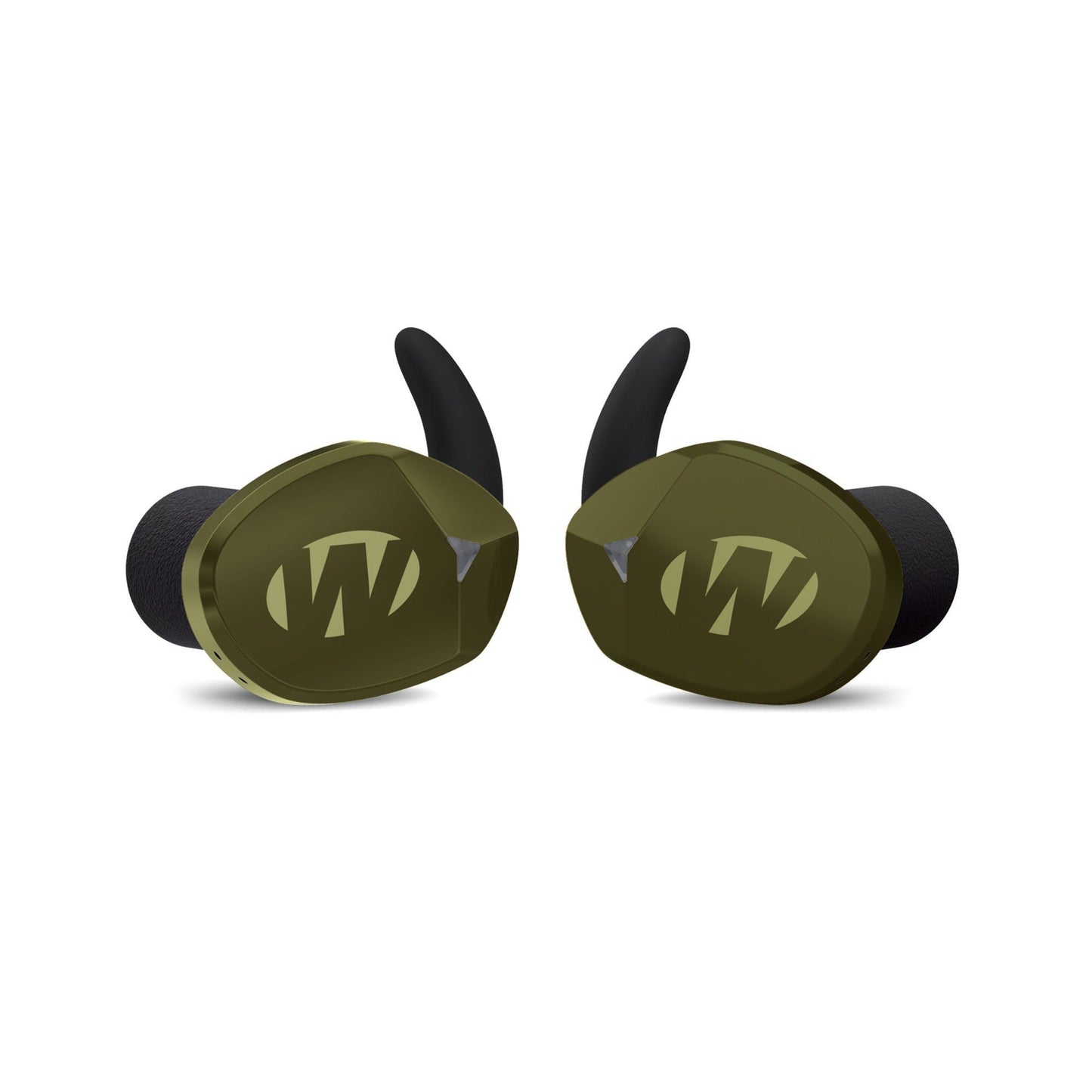 Walkers Silencer BT 2.0 Rechargeable Electronic Earbuds (Green) with Glasses