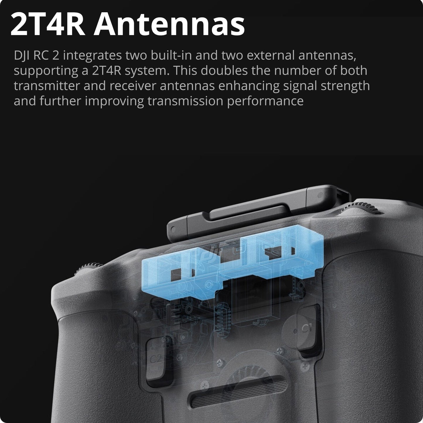 DJI RC 2 Remote Controller with 128GB MicroSDXC Memory Card