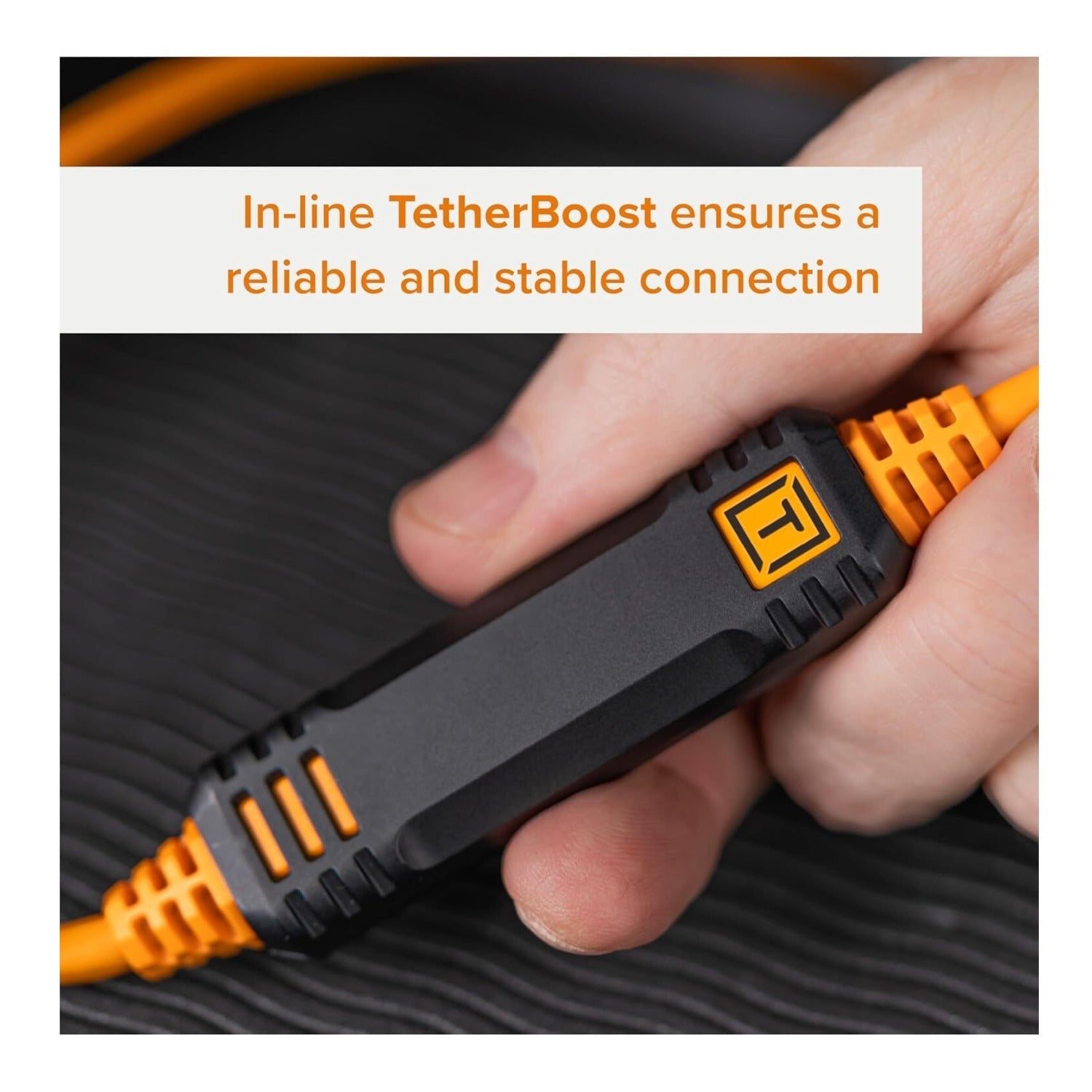 Tether Tools TetherPro Optima 10G 15 Feet Non-Reflective BLK Cable (Black)