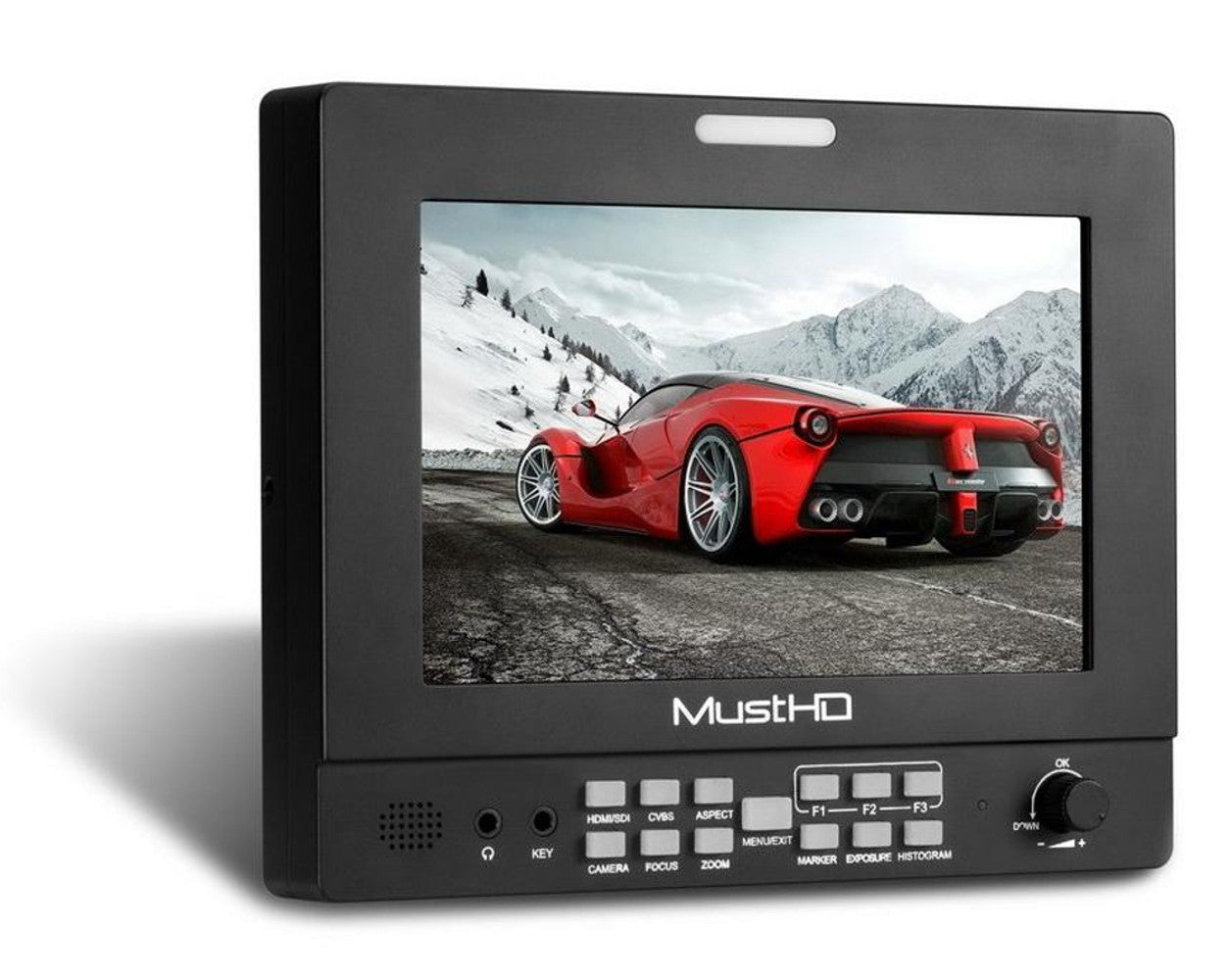 MustHD 7" Hyper-Brite 2200-nit High Brightness 1920x1200 Monitor with HDMI Input