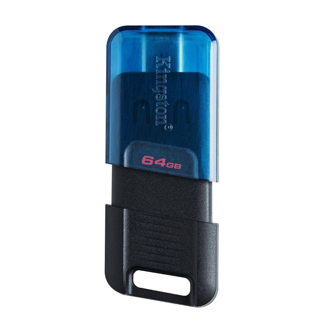 Kingstone 64GB DataTraveler 80 M Flash Drive for USB Type-C Devices with Up To 200MB/s Read Speed