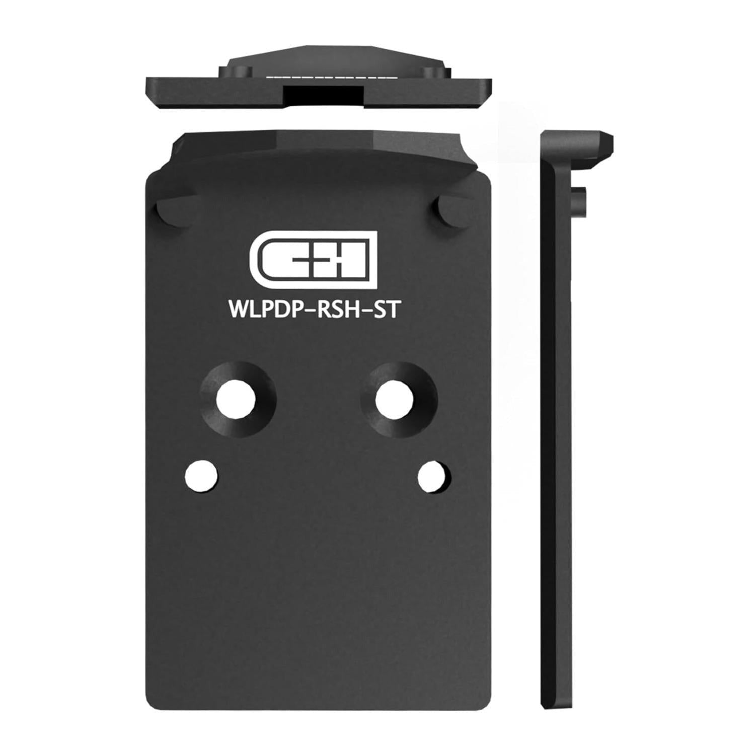 C+H Red Mount Plate for Walther PDP 1.0 with Ultra Thin Design and Strong Mounts