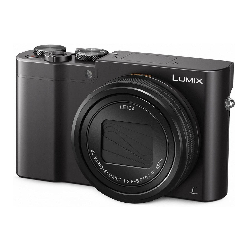 Panasonic LUMIX ZS100K Digital Camera, 20.1MP, 4K, 25-250mm LEICA Lens (Black) (Certified Refurbished)